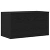Storage Box Black oak 84 x 42 x 46 cm Engineered Wood