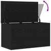Storage Box Black oak 84 x 42 x 46 cm Engineered Wood
