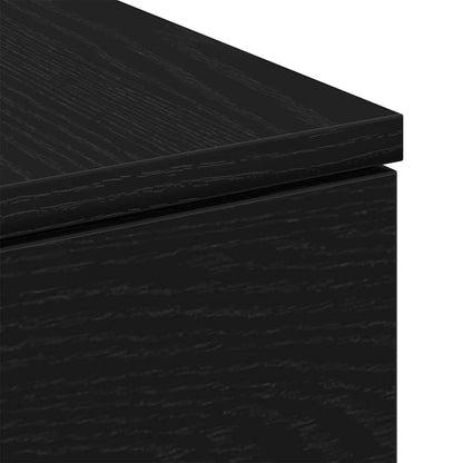 Coffee Table Black Oak 90 x 60 x 31 cm Engineered Wood