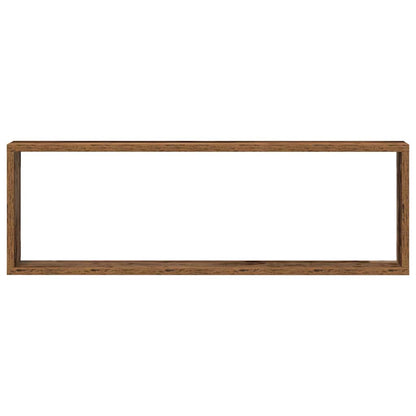 Wall Shelves 2 pcs Old Wood 80 x 15 x 26 cm Engineered Wood