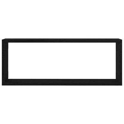 Wall Shelves 6 pcs Black Oak 60 x 15 x 23 cm Engineered Wood