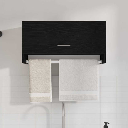Wardrobe with Storage Black 70 x 32.5 x 35 cm Engineered wood