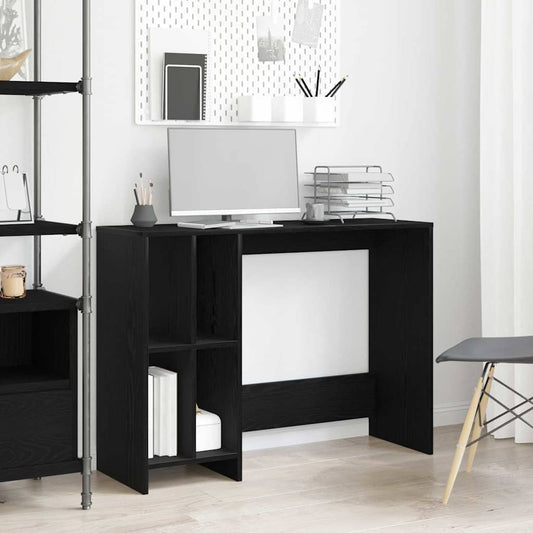 Desk Black Oak Engineered Wood 102.5 x 35 x 75 cm