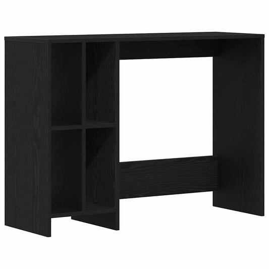 Desk Black Oak Engineered Wood 102.5 x 35 x 75 cm
