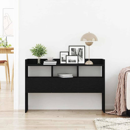 Sideboard Black Oak 105 x 30 x 70 cm Engineered Wood