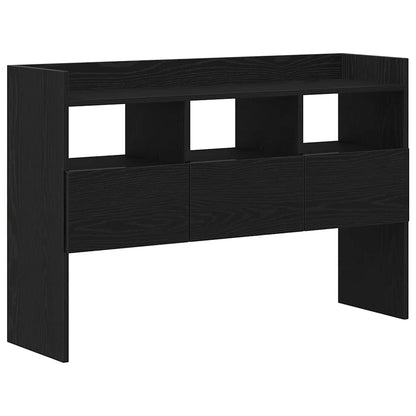 Sideboard Black Oak 105 x 30 x 70 cm Engineered Wood