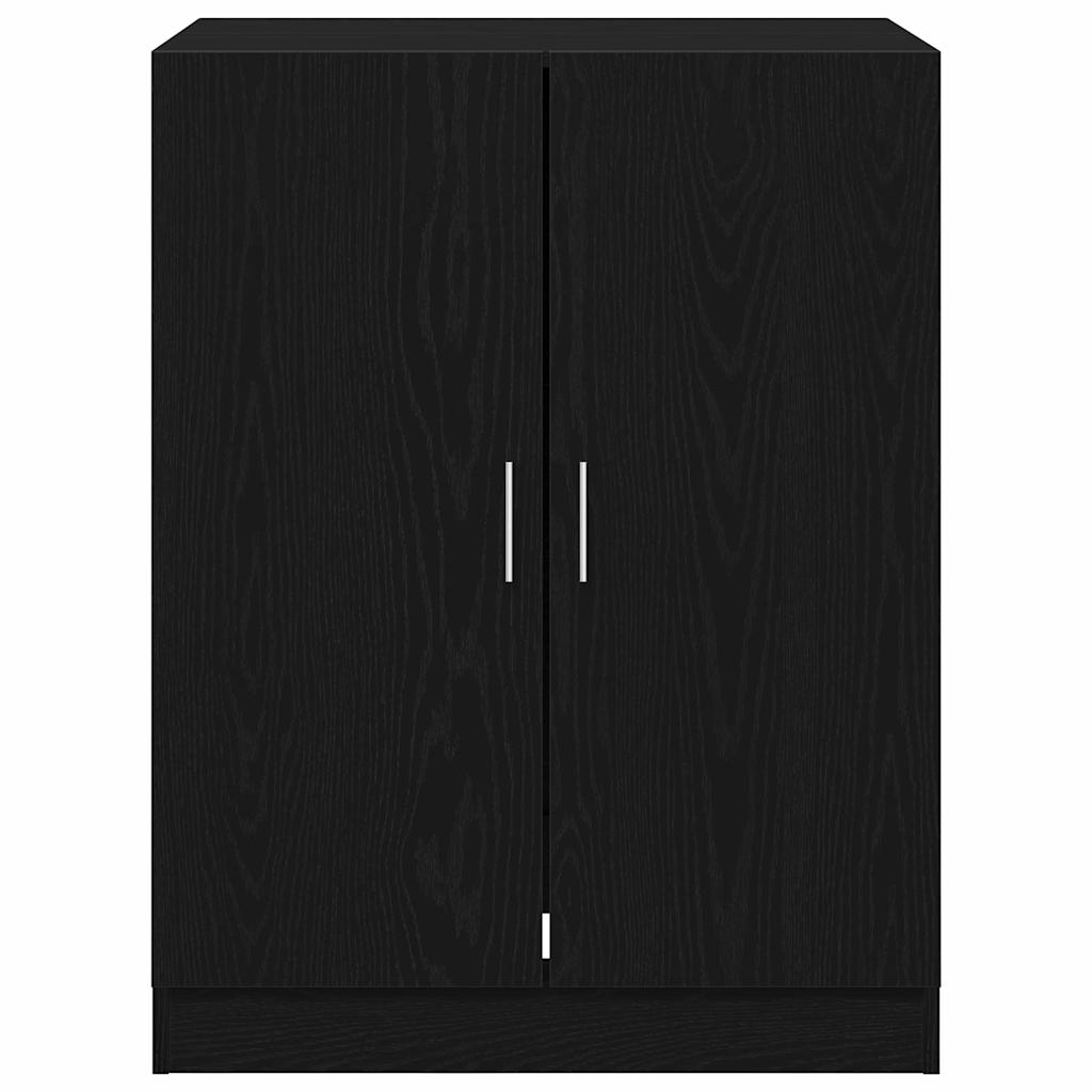 Washing Machine Cabinet Black Oak 70.5 x 71.5 x 91.5 cm