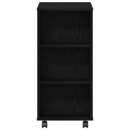 Storage Cabinet Black Oak 60 x 35 x 75 cm Engineered Wood