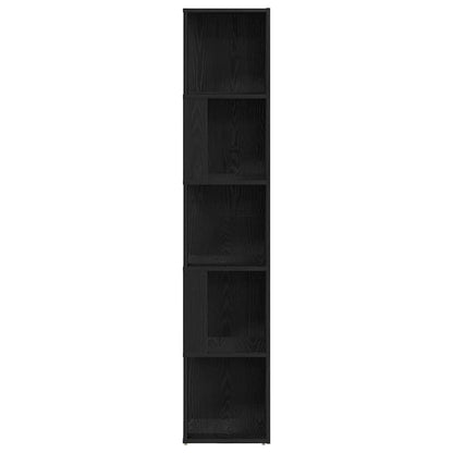 Corner Shelves Black Oak 33 x 33 x 164.5 cm Engineered Wood