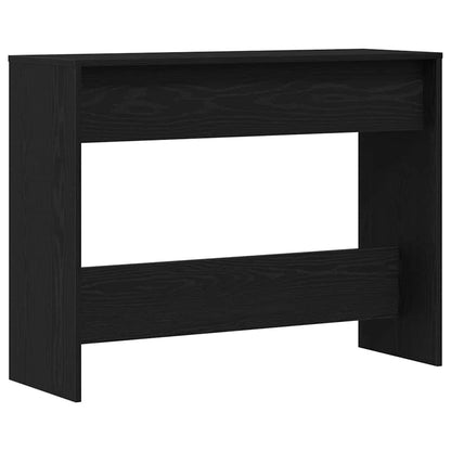Console Table Black Oak 100 x 35 x 76.5 cm Engineered Wood