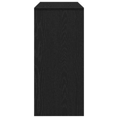 Console Table Black Oak 100 x 35 x 76.5 cm Engineered Wood