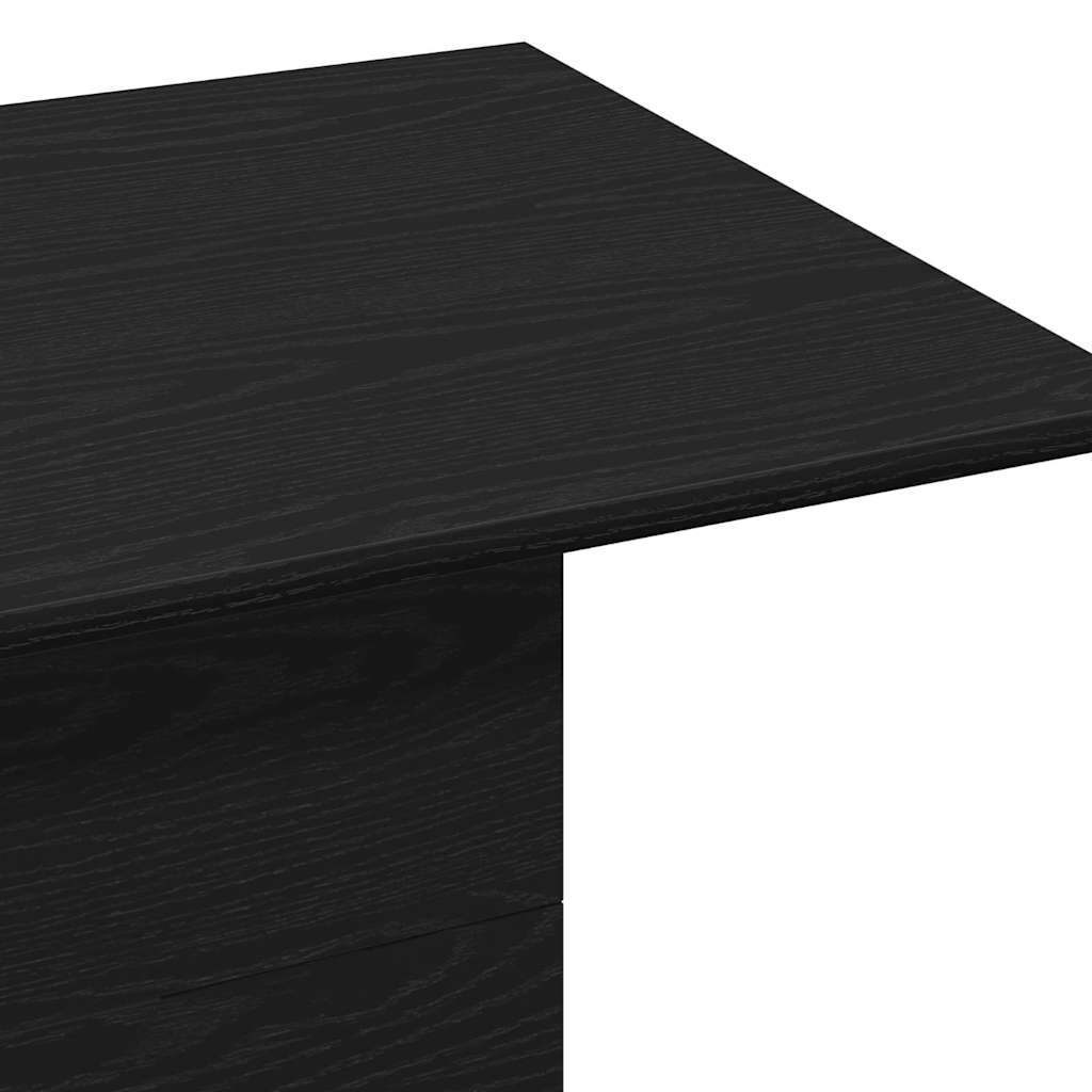 Coffee Table Black Oak 102 x 55.5 x 40 cm Engineered Wood
