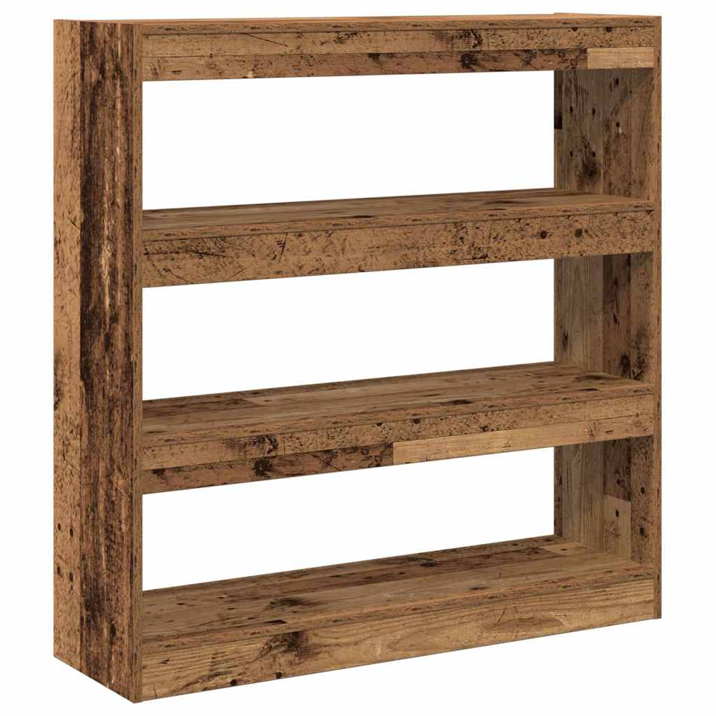 Book Cabinet Old wood 100 x 30 x 103 cm Engineered Wood
