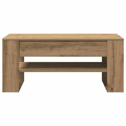 Coffee Table Artisan oak 102 x 55 x 45 cm Engineered wood