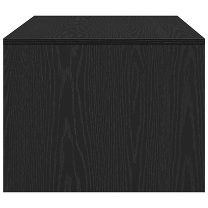 Coffee Table Black Oak 102 x 55 x 43.5 cm Engineered Wood