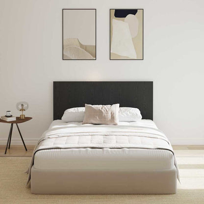 Bed Headboard Black Oak 160 x 1.5 x 80.5 cm Engineered Wood