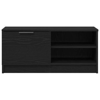 TV Cabinet 2 pcs Black Oak 80 x 35 x 36.5 cm Engineered Wood