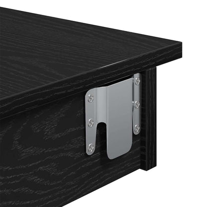 Wall Bar Table Black Oak 102 x 45 x 103.5 cm Engineered Wood
