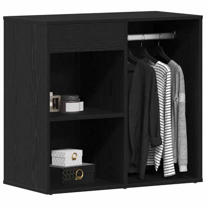 Cosmetic Cabinet Black Oak 80 x 40 x 75 cm Engineered Wood