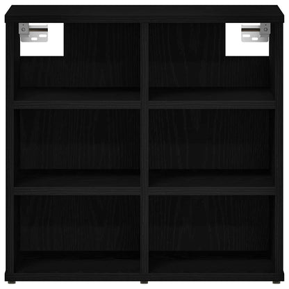 Shoe Cabinet Black Oak 52 x 30 x 50.5 cm Engineered Wood