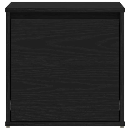 Chest of Drawers Black Oak 40.5 x 40 x 40 cm Engineered Wood