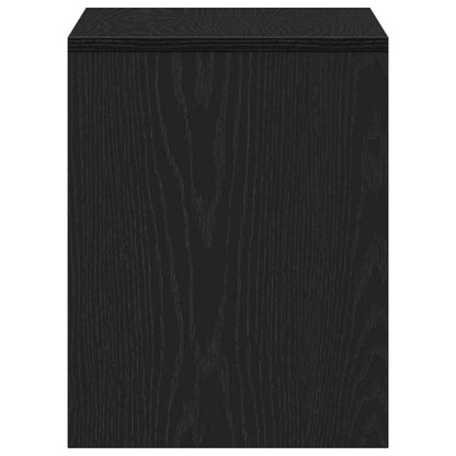 Dressing Stool Black oak 70 x 35 x 45 cm Engineered wood