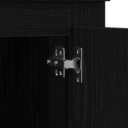 Highboard Black Oak 36 x 35.5 x 103.5 cm Engineered Wood