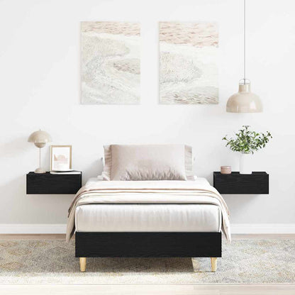 Bed Frame Black oak 90 x 200 cm