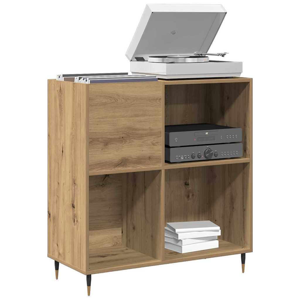 Record Cabinet Artisan oak 85 x 38 x 89 cm Engineered Wood