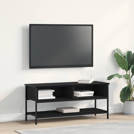 TV Cabinet Set 100 x 35 x 45 cm Black Oak Engineered Wood