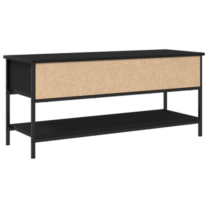 TV Cabinet Set Black Oak 100 x 35 x 45 cm Engineered Wood