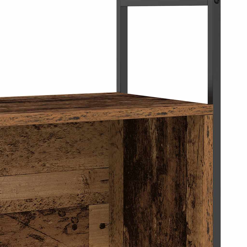 Bookshelf Smoked Oak 80 x 30 x 78.5 cm Engineered Wood