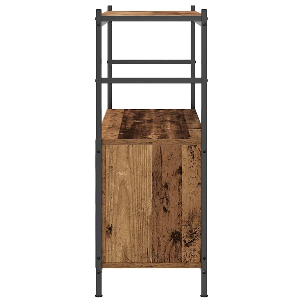 Bookshelf Smoked Oak 80 x 30 x 78.5 cm Engineered Wood