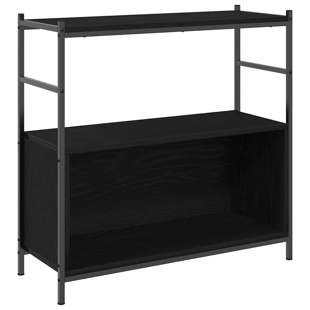 Bookshelf Black oak 80 x 30 x 78.5 cm Engineered Wood