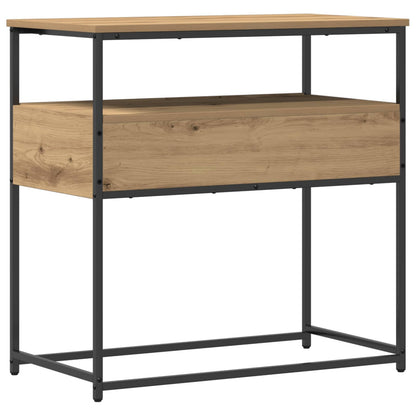 Console Table Artisan Oak 75 x 40 x 75 cm Engineered Wood