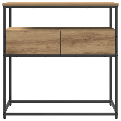 Console Table Artisan Oak 75 x 40 x 75 cm Engineered Wood