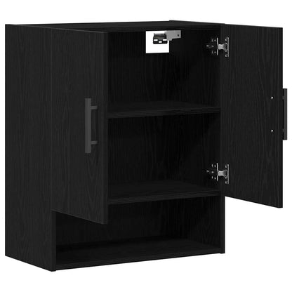 Wall-mounted Cabinet Black Oak 60 x 31 x 70 cm Engineered Wood