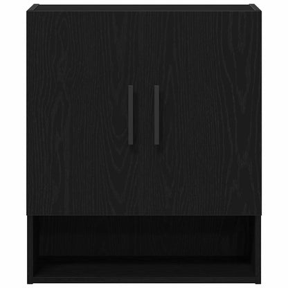 Wall-mounted Cabinet Black Oak 60 x 31 x 70 cm Engineered Wood