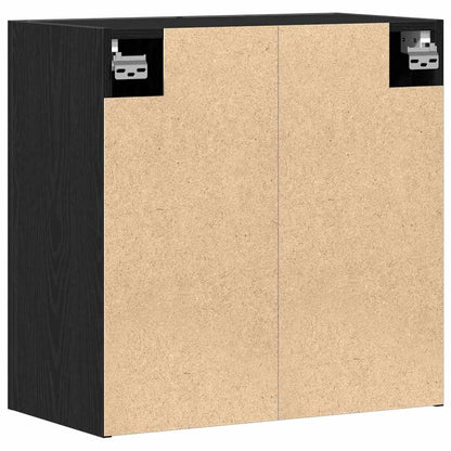 Wall-mounted Cabinet Black Oak 60 x 31 x 70 cm Engineered Wood