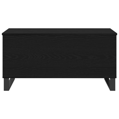 Coffee Table Black Oak 90 x 44.5 x 45 cm Engineered Wood