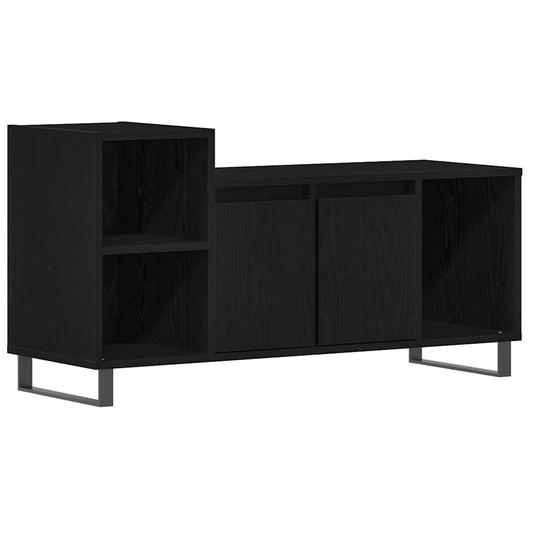 TV Cabinet Set 100 x 35 x 55 cm Black Oak Engineered Wood