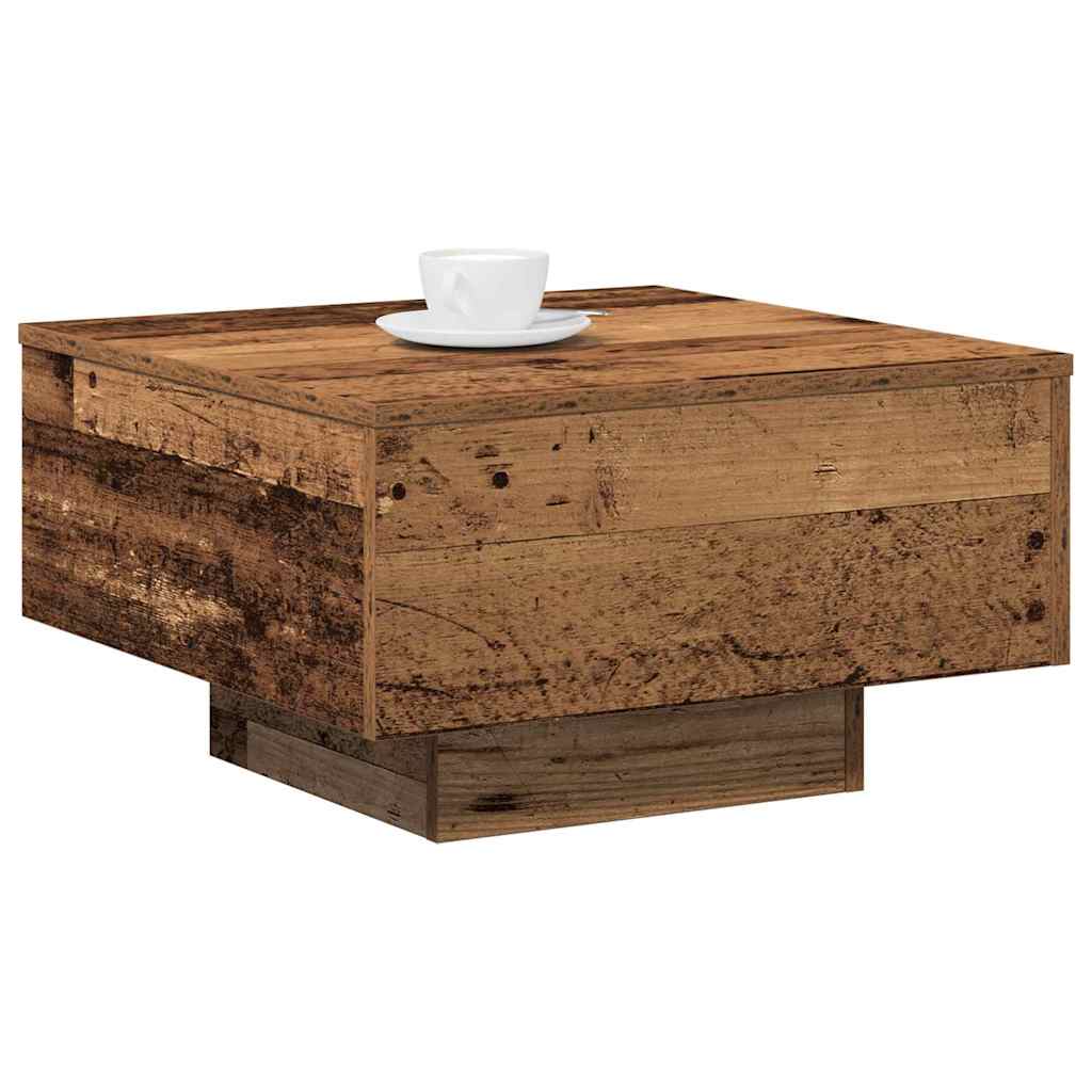 Coffee Table Old Wood 55 x 55 x 31 cm
