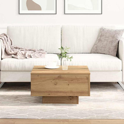 Coffee Table Artisan oak 55 x 55 x 31 cm Engineered wood