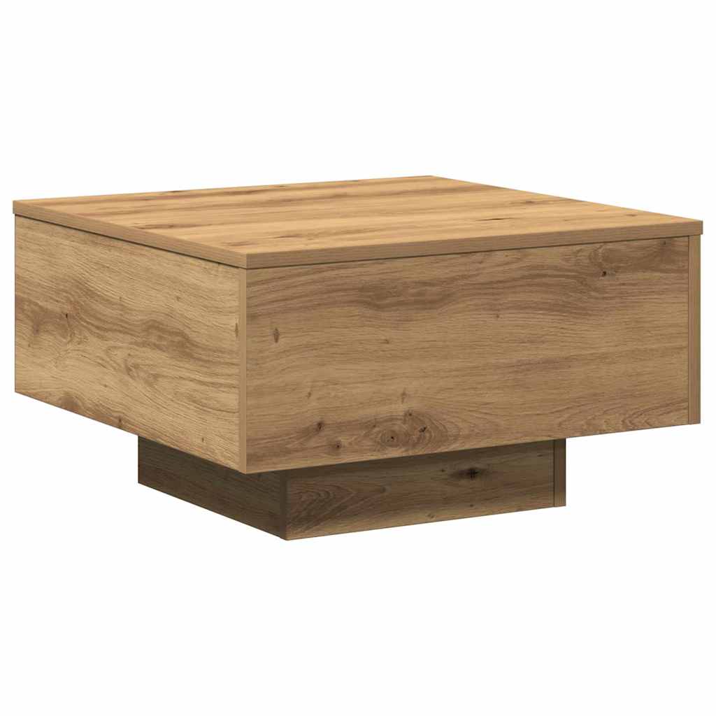 Coffee Table Artisan oak 55 x 55 x 31 cm Engineered wood