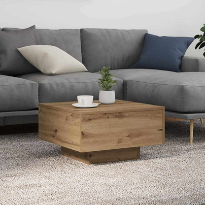 Coffee Table Artisan Oak 55 x 55 x31 cm Engineered Wood