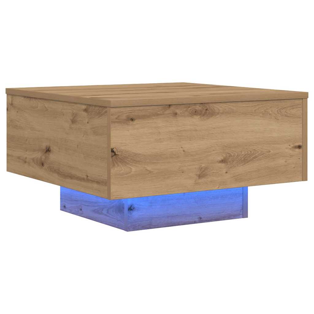 Coffee Table Artisan Oak 55 x 55 x31 cm Engineered Wood