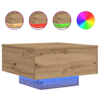 Coffee Table Artisan Oak 55 x 55 x31 cm Engineered Wood