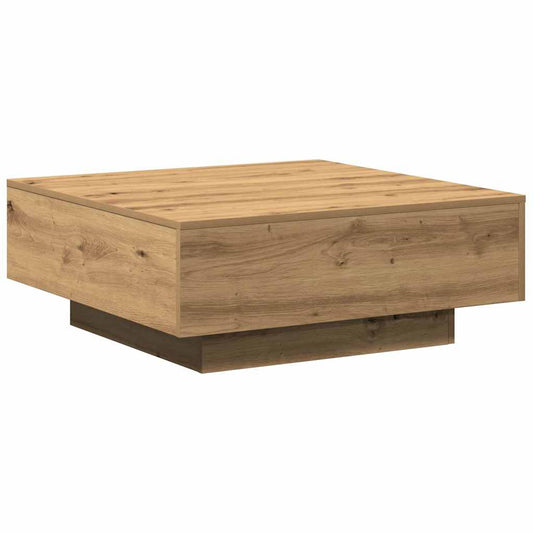 Coffee Table Artisan oak 80 x 80 x 31 cm Engineered wood