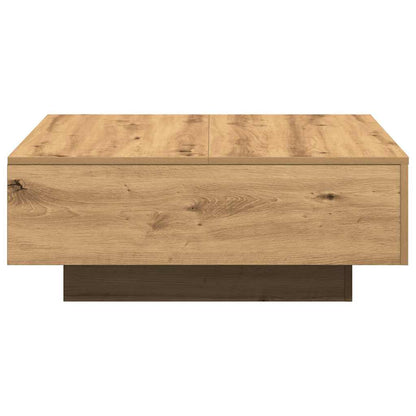 Coffee Table Artisan oak 80 x 80 x 31 cm Engineered wood