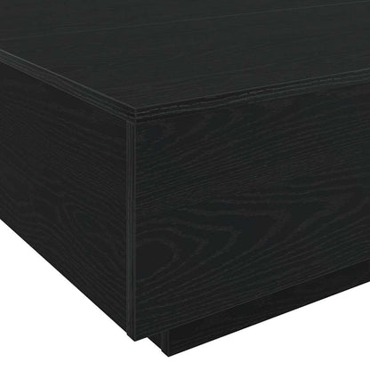 Coffee Table Black Oak 85 x 55 x 31 cm Engineered Wood